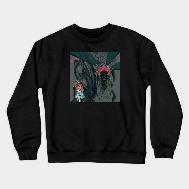 Queen Alice Crewneck Sweatshirt by FormsMostBeautiful